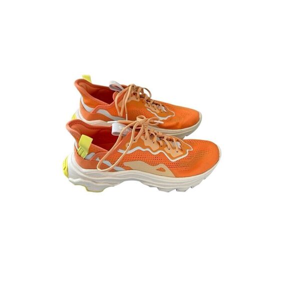 Sorel Womens Orange Yellow Kinetic Breakthru Tech Lace Sneakers Size 8.5 - Picture 6 of 16